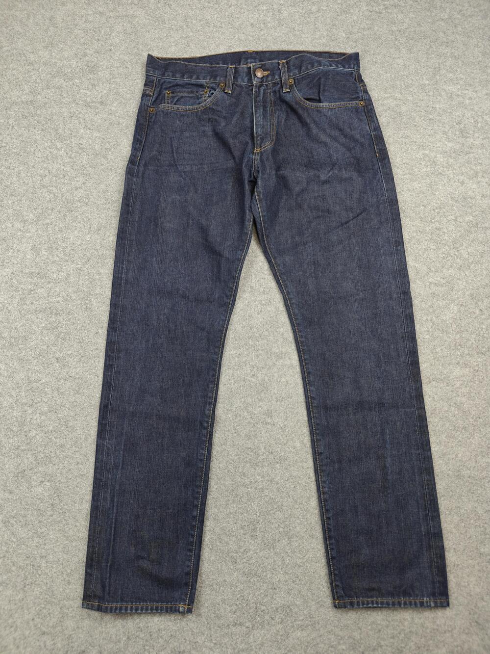 Brooks Brothers Jeans Mens 32x30 Blue Dark Wash Straight Slim Fit 1818 Denim